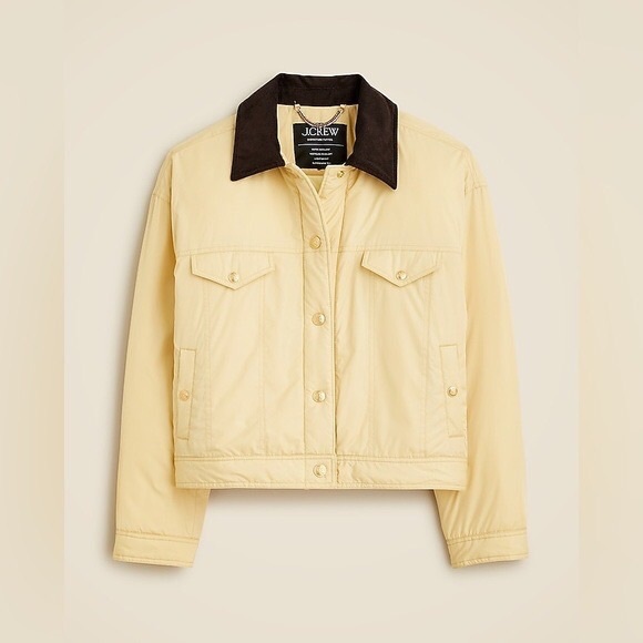 J Crew Puffer trucker jacket CD107 - Picture 4 of 4